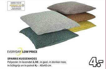 Jysk Sparris kussenhoes aanbieding