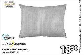 Jysk Hengeving rugkussen aanbieding