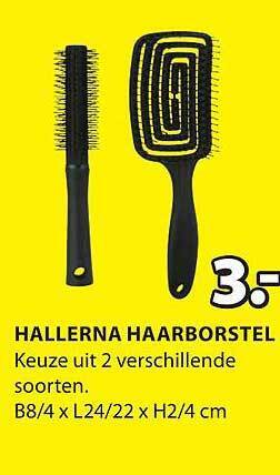 Jysk Hallerna haarborstel aanbieding