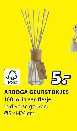 Jysk Arboga geurstokjes aanbieding