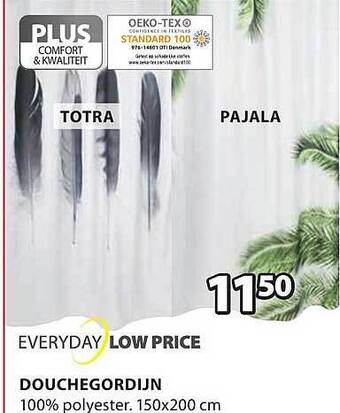 Jysk Douchegordijn aanbieding