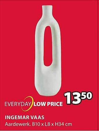 Jysk Ingemar vaas aanbieding