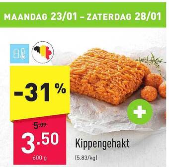 ALDI Kippengehakt aanbieding