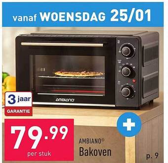 ALDI Ambiano bakoven aanbieding