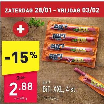 ALDI Bifi xxl aanbieding