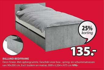 Jysk Billund bedframe aanbieding
