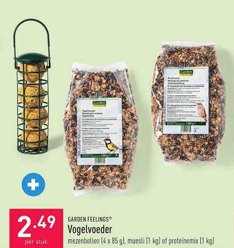 ALDI Garden feelings vogelvoeder aanbieding