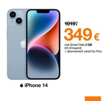 Orange Iphone 14 aanbieding