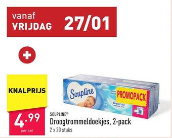 Soupline droogtrommeldoekjes