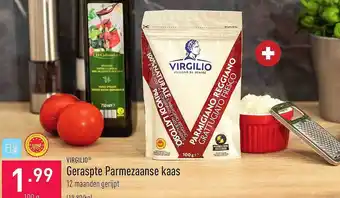 ALDI Virgilio geraspte parmezaanse kaas aanbieding