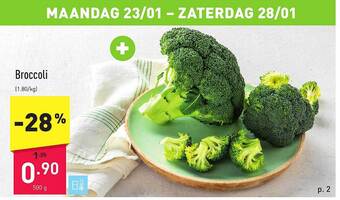 ALDI Broccoli aanbieding