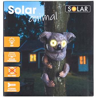 Dier met solarlampen