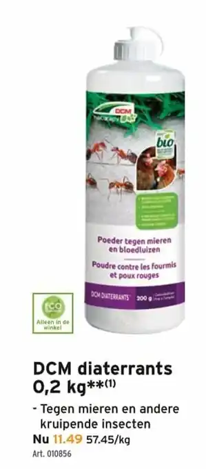 GAMMA DCM diaterrants 0,2 kg aanbieding