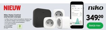 GAMMA Niko Home Control starterskit energie aanbieding