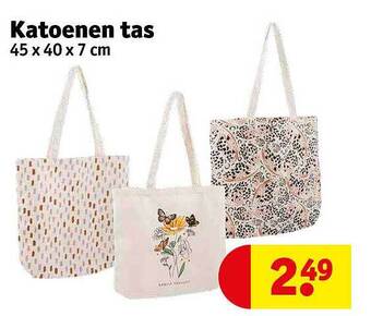 Kruidvat Katoenen tas aanbieding