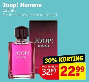 Kruidvat Joop! homme aanbieding