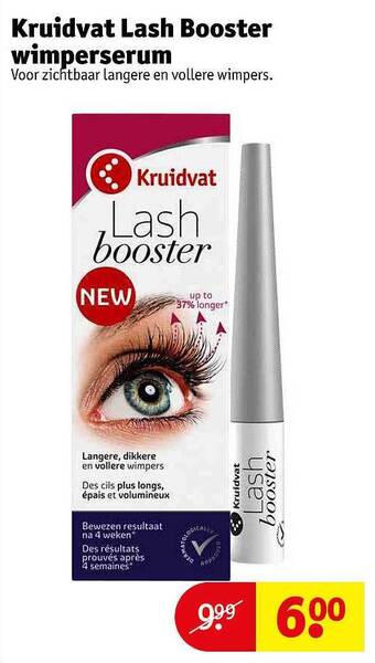 Kruidvat Kruidvat lash booster wimperserum aanbieding