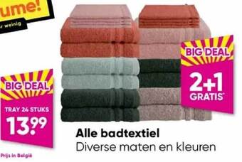 Big Bazar Badtextiel aanbieding