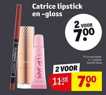 Kruidvat Catrice lipstick en -gloss aanbieding