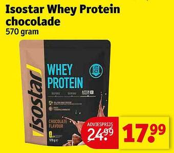 Isostar whey protein chocolade