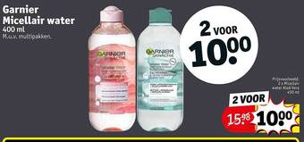 Kruidvat Garnier micellair water aanbieding