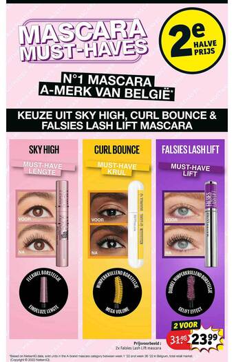 Kruidvat Mascara must-haves aanbieding