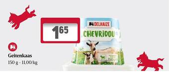Delhaize Geitenkaas aanbieding