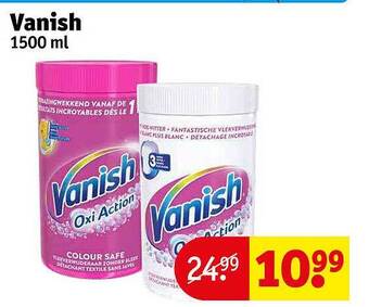 Kruidvat Vanish aanbieding