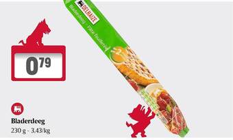 Delhaize Bladerdeeg aanbieding