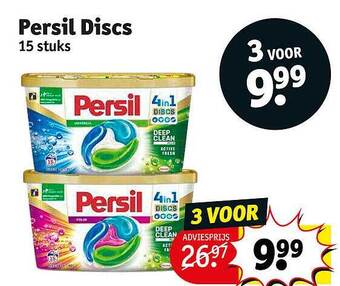 Kruidvat Persil discs aanbieding