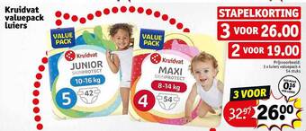 Kruidvat Kruidvat valuepack luiers aanbieding