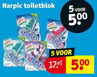 Kruidvat Harpic toiletblok aanbieding