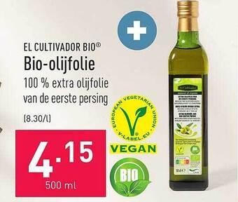 ALDI El cultivador bio bio-olijfolie aanbieding