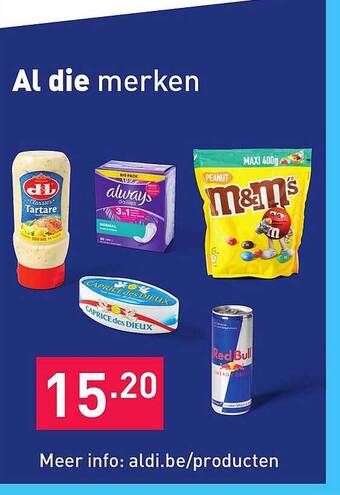 ALDI Al die merken aanbieding