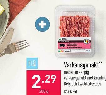 ALDI Varkensgehakt aanbieding