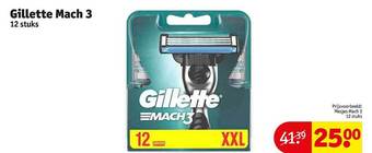 Kruidvat Gillette mach 3 aanbieding
