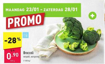 ALDI Broccoli aanbieding