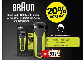Kruidvat Braun series 3 aanbieding