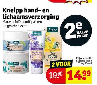 Kruidvat Kneipp hand- en lichaamsverzorging aanbieding