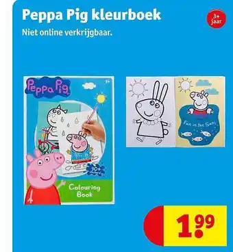 Kruidvat Peppa pig kleurboek aanbieding