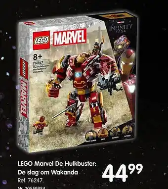 Fun Lego marvel de hulkbuster : de slag om wakanda aanbieding