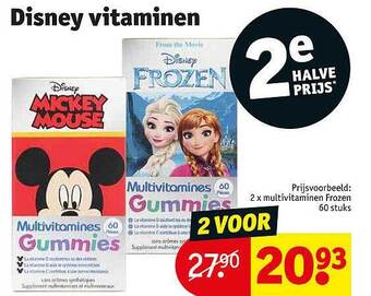 Kruidvat Disney vitaminen aanbieding