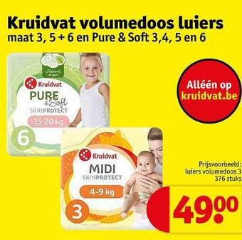 Kruidvat Kruidvat volumedoos luiers aanbieding