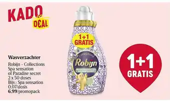 Delhaize Wasverzachter robijn- collections spa sensation of paradise secret aanbieding
