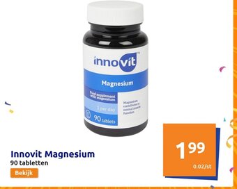 Action Innovit magnesium 90 tabletten aanbieding