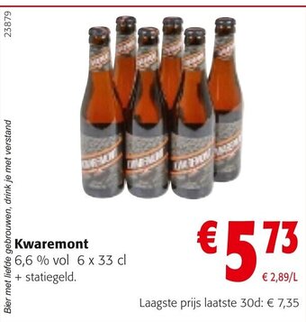 Colruyt Kwaremont 6,6 % vol 6 x 33 cl aanbieding