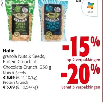 Holie granola nuts & seeds 350g