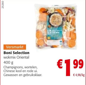 Colruyt Boni selection wokmix oriental 400g aanbieding
