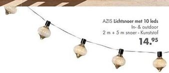Azis lichtsnoer met 10 leds