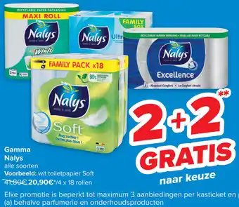 Carrefour Market Gamma nalys 2 + 2 gratis aanbieding